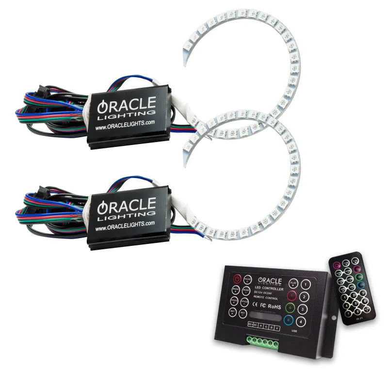 Oracle 15-23 Ford Mustang LED Headlight Halo Kit ColorSHIFT 2 (1347-333)