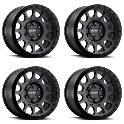 (set of 4) Method MR305 NV Double Black | 20x9" +18mm | 8x170mm Wheel