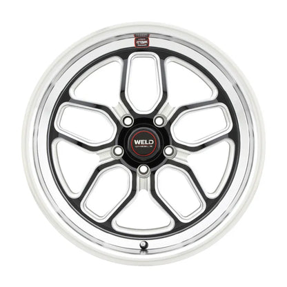 Weld Ventura Gloss Black Milled | 17x11" -44mm | 5x127mm Wheel