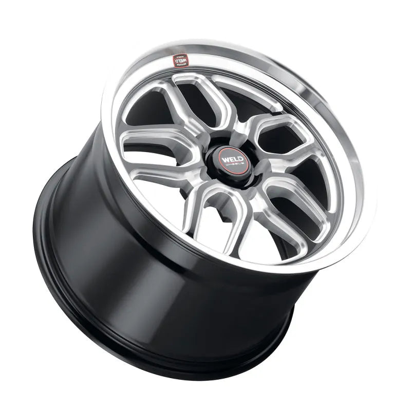 Weld Ventura Gloss Black Milled | 17x11" -44mm | 5x127mm Wheel