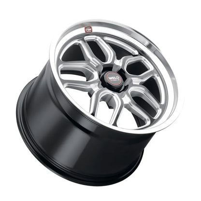 Weld Ventura Gloss Black Milled | 17x11" -44mm | 5x127mm Wheel