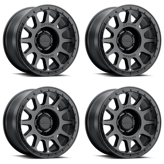 (set of 4) Method MR709-HD Matte Black | 20x9" +12mm | 6x135mm Wheel