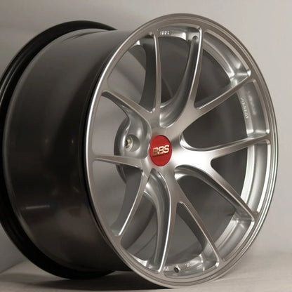 BBS RI-A 18x10 +25 5x120 Diamond Silver (SET)