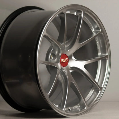 BBS RI-A 18x10 +25 5x120 Diamond Silver (SET)