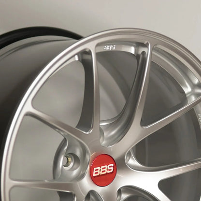 BBS RI-A 18x10 +25 5x120 Diamond Silver (SET)