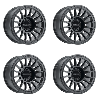 (set of 4) Method MR314 Matte Black | 17x8.5" +0mm | 6x135mm Wheel