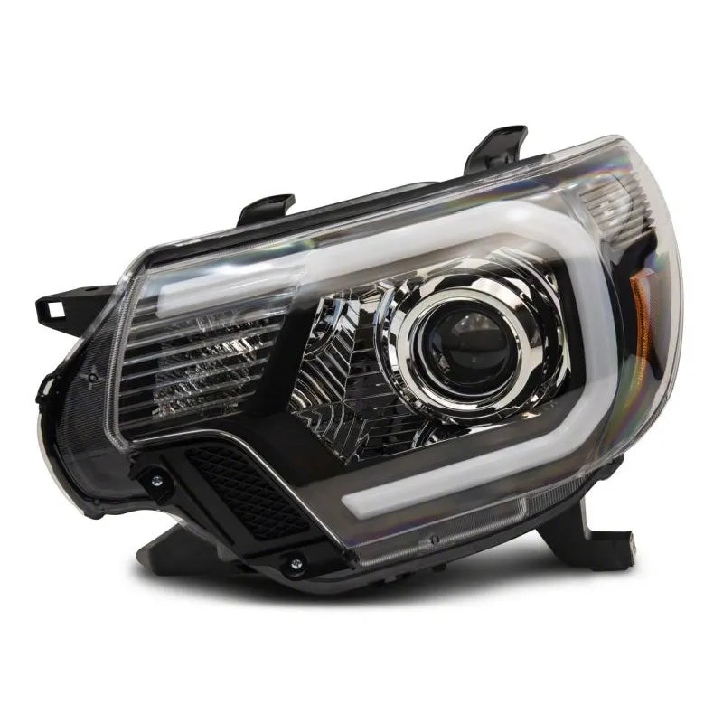 Raxiom 12-15 Toyota Tacoma Axial Series Projector Headlights w/ LED Bar | Tacoma (TT21849)