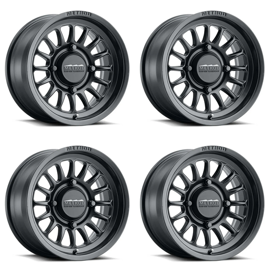 (set of 4) Method MR411 UTV Bead Grip Matte Black | 15x7" +38mm | 5x4.5in Wheel