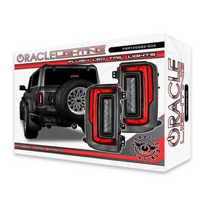 Oracle 21-22 Ford Bronco Flush LED Taillights | Bronco VI (5892-504)