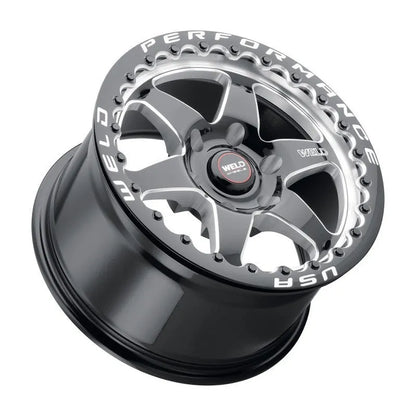 Weld Ventura Beadlock Gloss Black Milled | 17x10" +25mm | 6x139.7mm Wheel