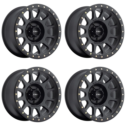 (set of 4) Method MR305 NV Matte Black | 18x9" +0mm | 6x135mm Wheel
