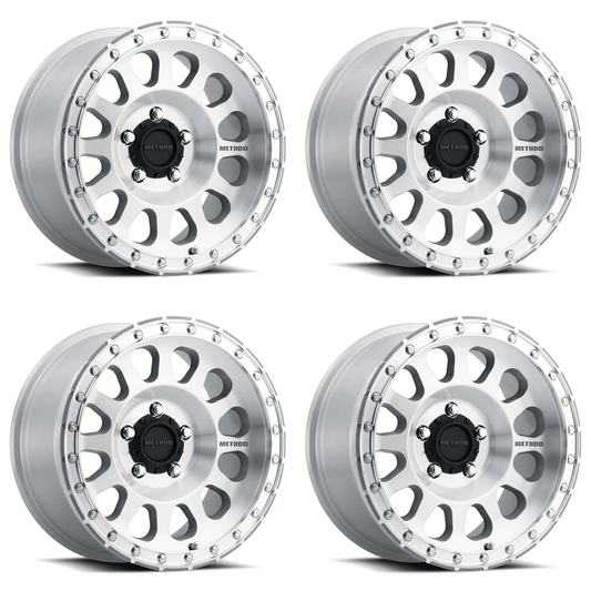 (set of 4) Method MR315 Machined | 20x9" +18mm | 8x170mm Wheel