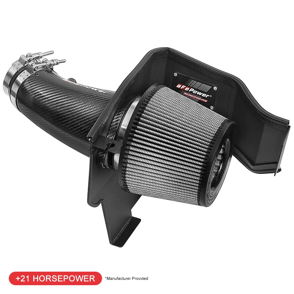 aFe Power Carbon Fiber Stage 2 Pro Dry S Intake | Dodge Challenger/Charger V8 (11-18) (51-12172-C)