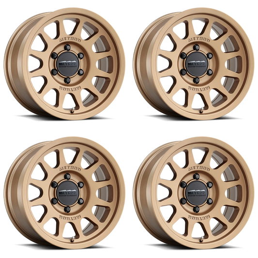 (set of 4) Method MR703 Bronze | 17x8.5" +0mm | 6x135mm Wheel