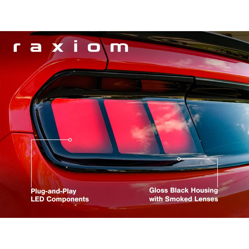 Raxiom 15-22 Ford Mustang Smoked LED Tail Lights | Mustang (15-23) (402183)