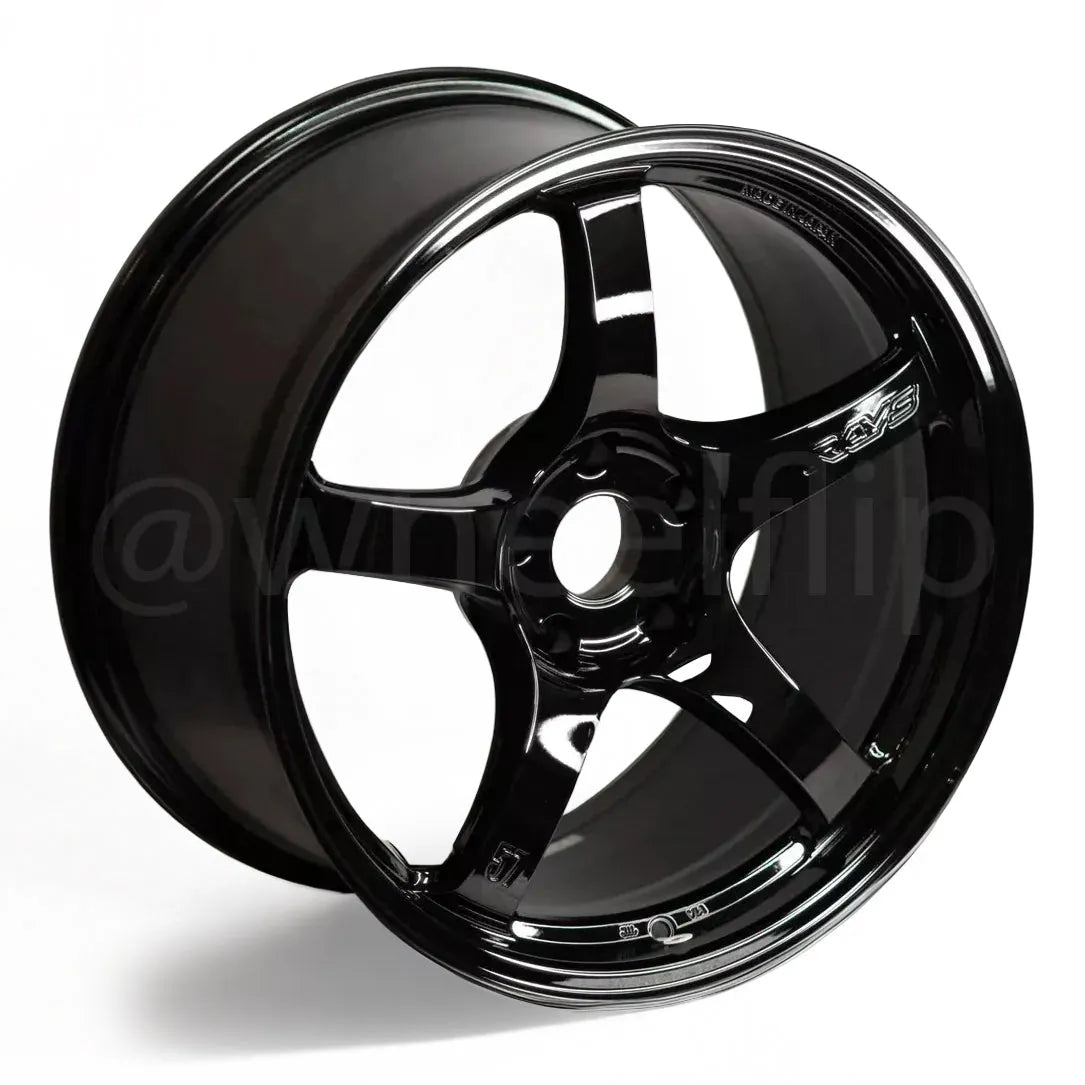 Gram Lights 57CR 18x9.5 +38 5x100 Glossy Black (SET)