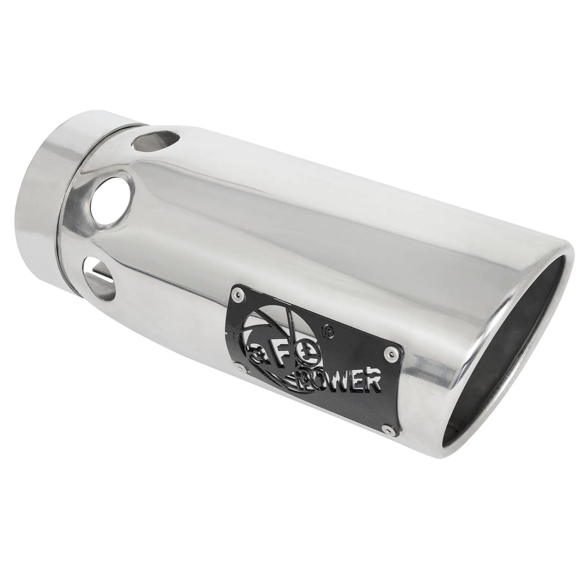 aFe SS 4in In x 5in Out x 12in Intercooled Clamp-On Exhaust Tip | 4in Out Vehicles (49T40501-P121)