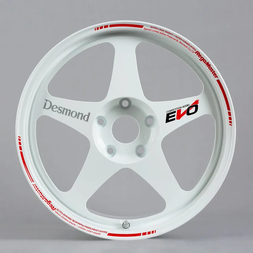 Desmond Regamaster EVO II 18x9.5 +30 5x114.3 Gloss White (SET)