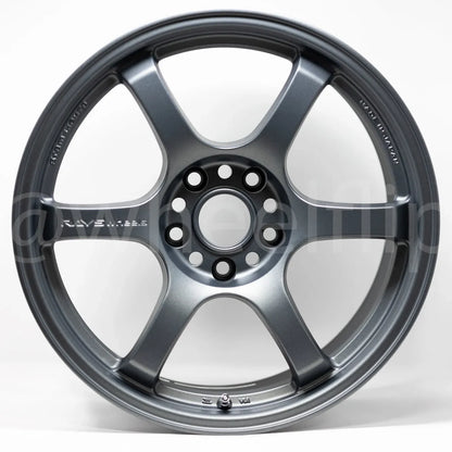 Gram Lights 57DR 17x9 +38 5x114.3 Gun Blue 2 (SET)