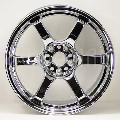 Gram Lights 57DR 18x10.5 +12 5x114.3 Chrome Plating (SET)