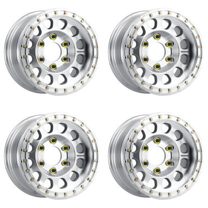 (set of 4) Method MR103 Beadlock Machined - Raw | 17x9" -12mm | 5x5.5in Wheel