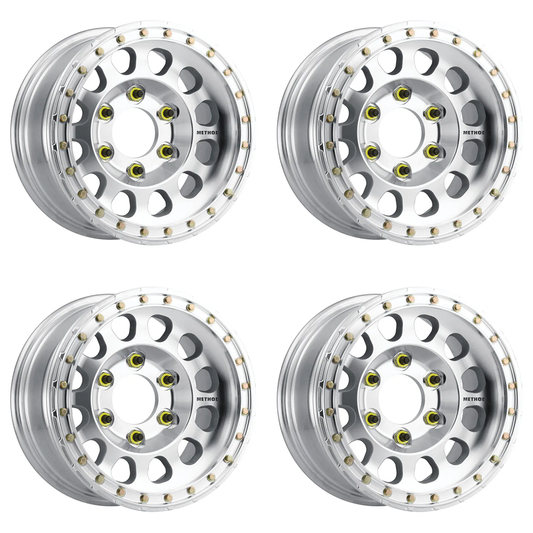 (set of 4) Method MR103 Beadlock Machined - Raw | 17x9" -12mm | 5x5.5in Wheel