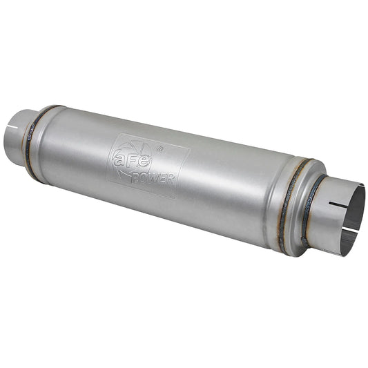 aFe ATLAS 5in Center/Center Aluminized Steel Muffler | Universal (49M00023)