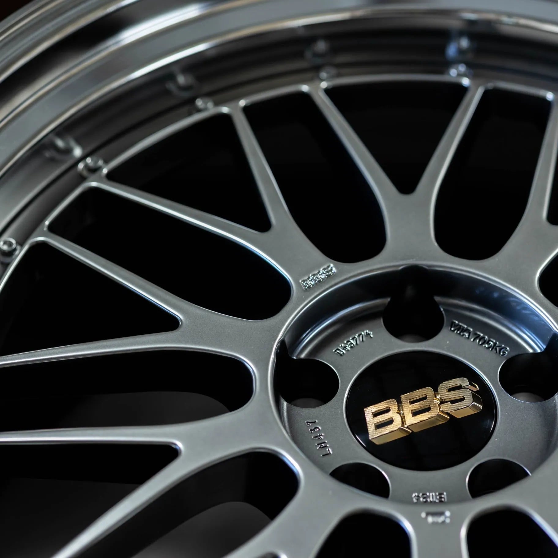 BBS LM 20x10 +22, 20x11 +24 5x112 Diamond Black (SET)
