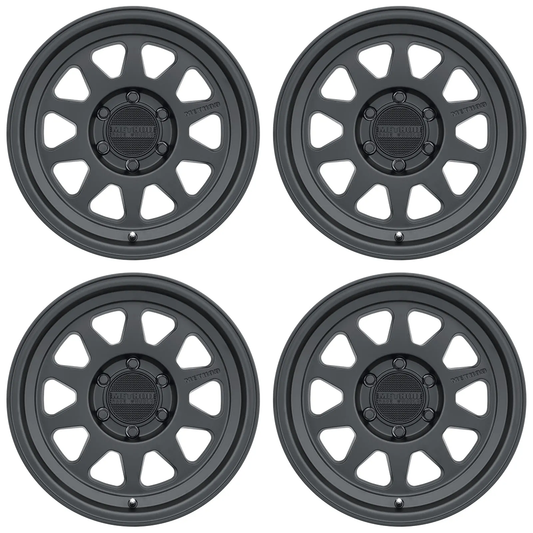 (set of 4) Method MR316 Matte Black | 17x8.5" +0mm | 6x135mm Wheel
