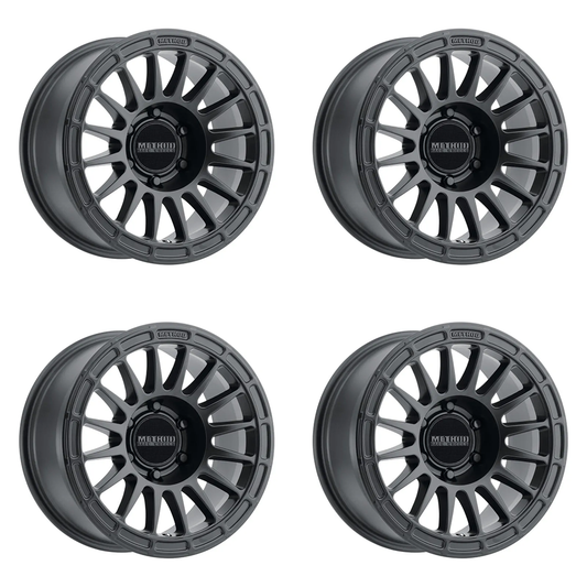 (set of 4) Method MR314 Matte Black | 17x8.5" +0mm | 6x5.5in Wheel