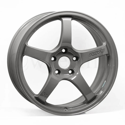 Gram Lights 57CR 18x9.5 +38 5x114.3 Glossy Gray (SET)