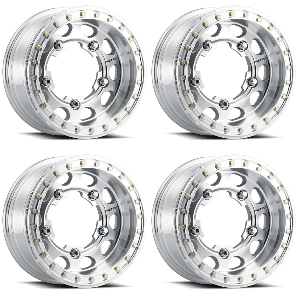 (set of 4) Method MR103 Beadlock Machined - Raw | 17x9" -12mm | 8x170mm Wheel