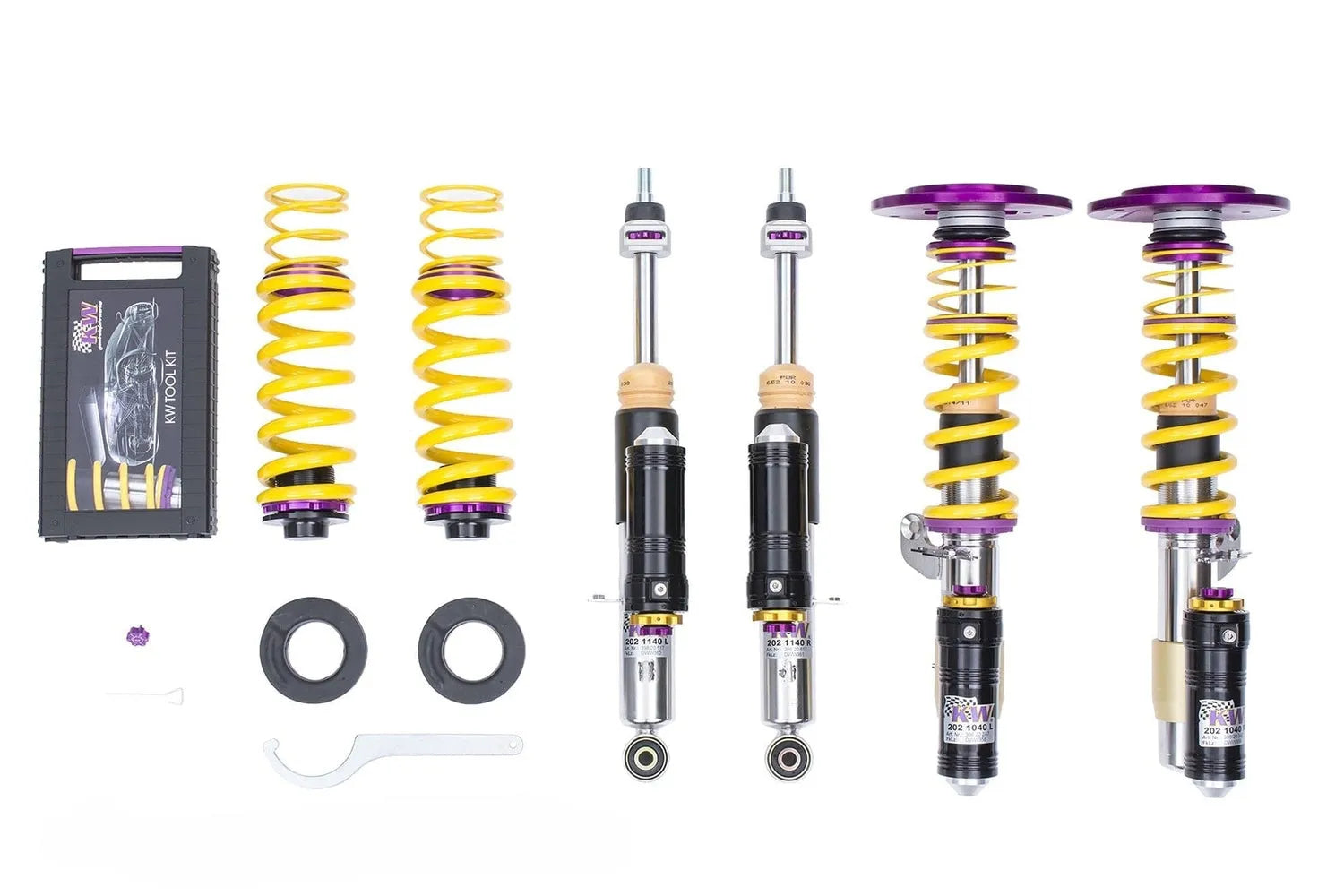 KW Variant 4 Adj Clubsport Coilover Kit | Porsche 911 Turbo/ Turbo S (14-19) (39771250)