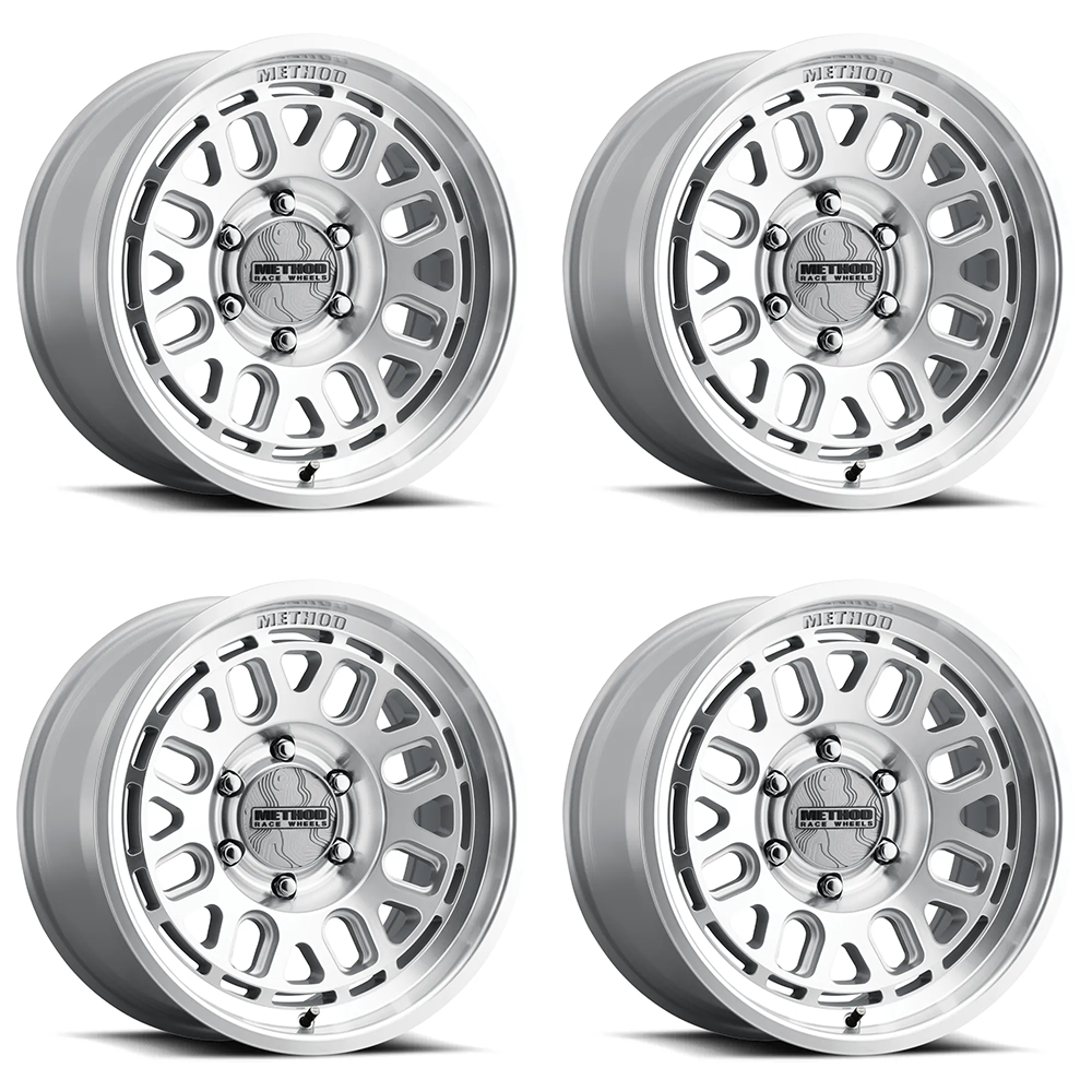 (set of 4) Method MR321 Machined | 17x8.5" +25mm | 6x135mm Wheel