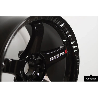 Nismo LMGT4 Omori Spec 18x9.5 +12, 18x10.5 +15 5x114.3 Gloss Black (SET)