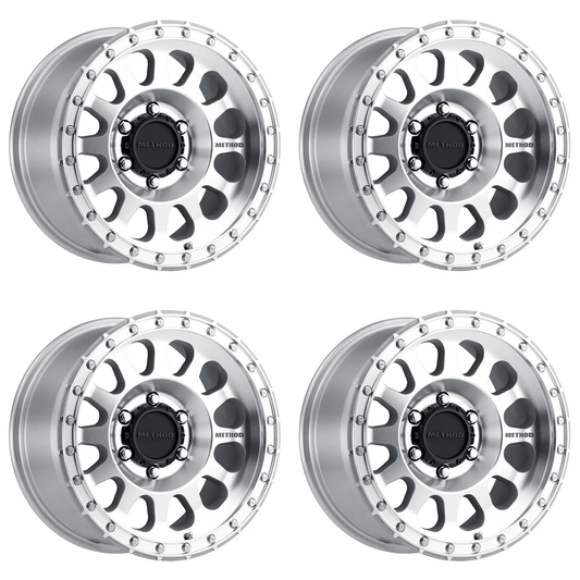 (set of 4) Method MR315 Machined | 17x8.5" +0mm | 6x5.5in Wheel