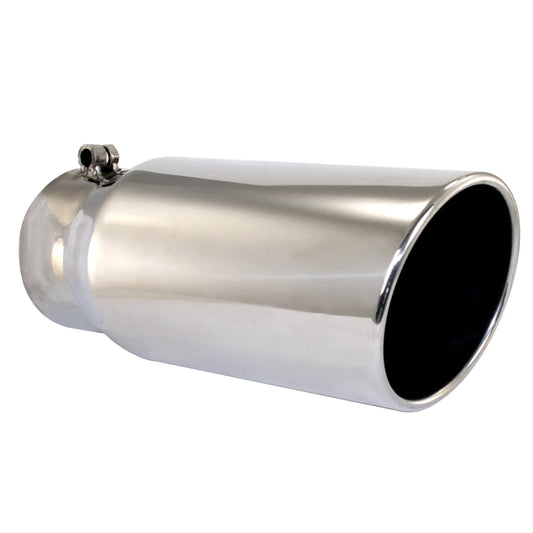 aFe MACH Force-Xp 304 Stainless Steel Polished Clamp-on Exhaust Tip | (49-90002)