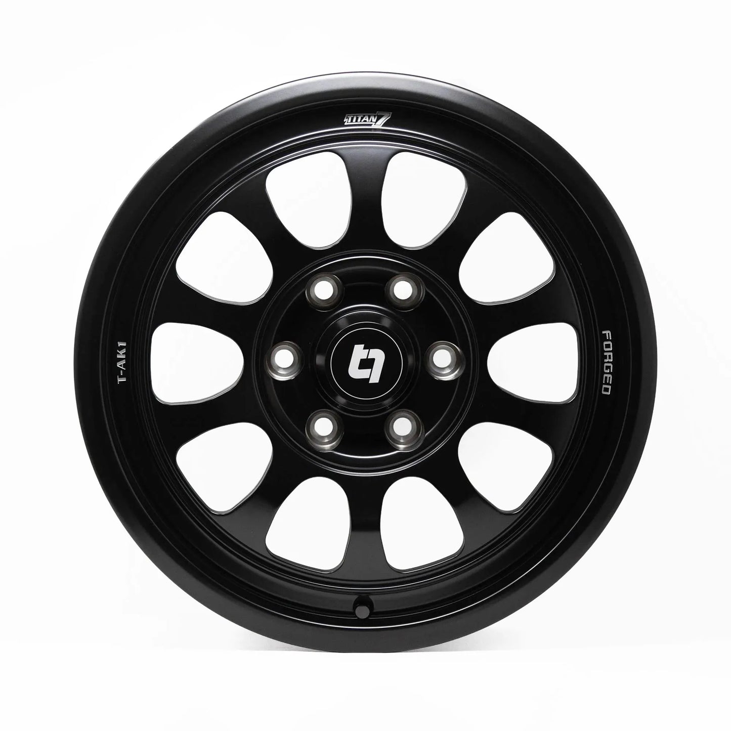 Titan 7 T-AK1 17x7.5 +42 6x130 Machine Black for Mercedes Sprinter (SET)