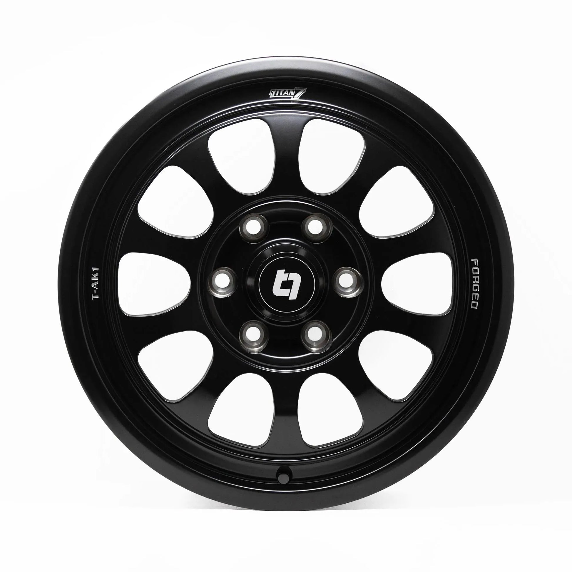 Titan 7 T-AK1 17x7.5 +42 6x130 Machine Black for Mercedes Sprinter (SET)