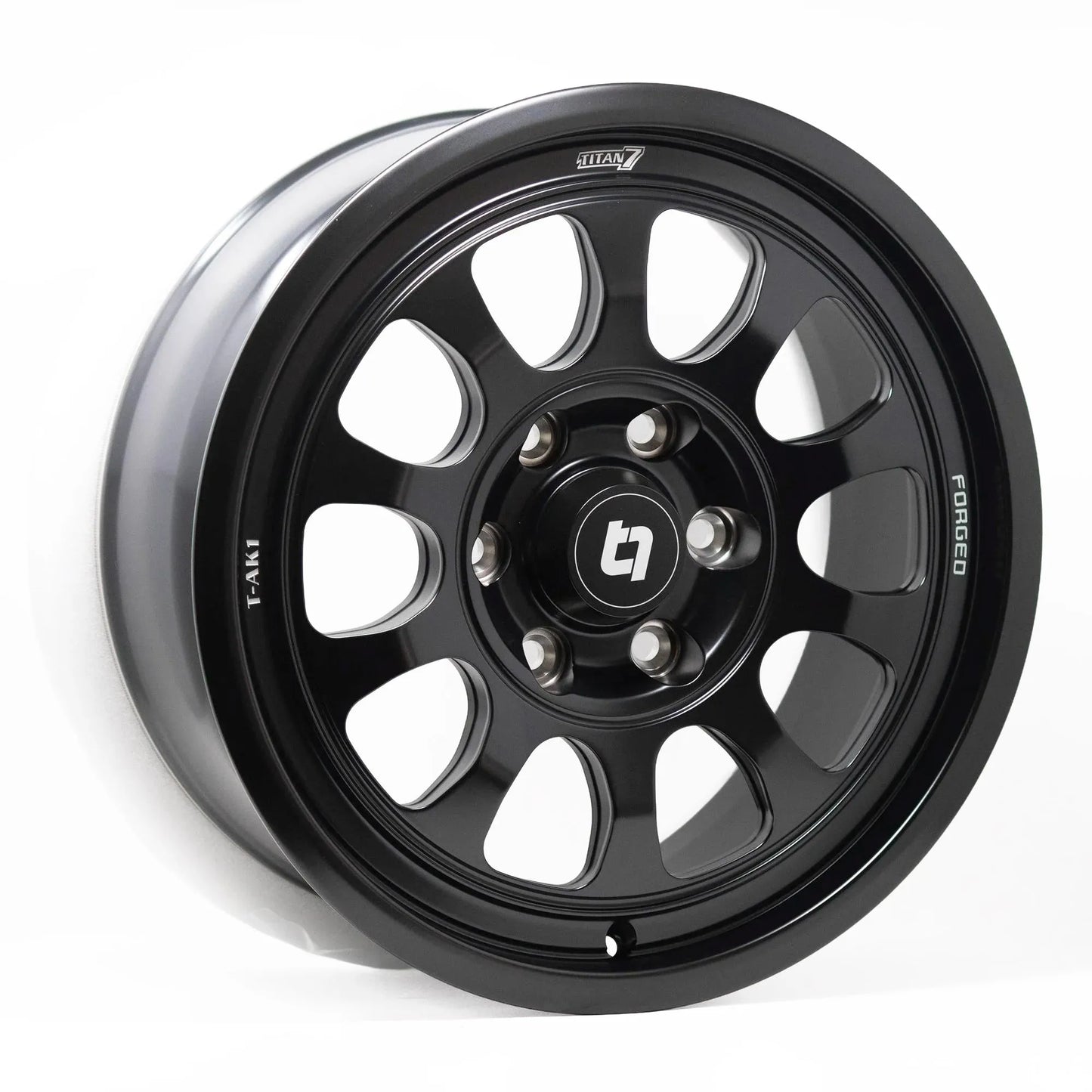 Titan 7 T-AK1 17x7.5 +42 6x130 Machine Black for Mercedes Sprinter (SET)
