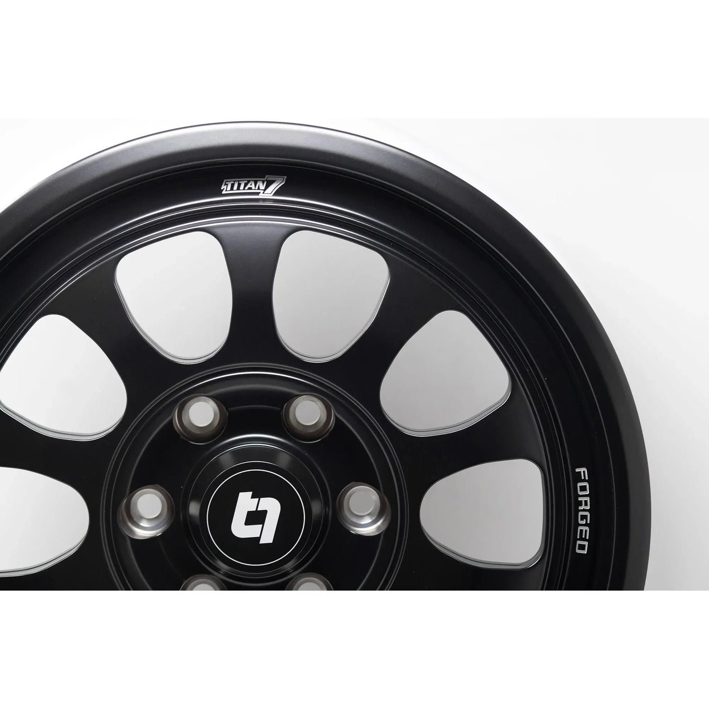 Titan 7 T-AK1 17x7.5 +42 6x130 Machine Black for Mercedes Sprinter (SET)