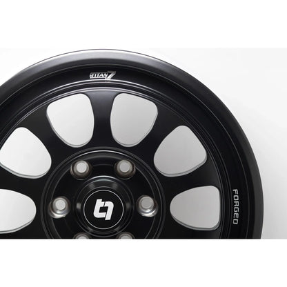 Titan 7 T-AK1 17x7.5 +42 6x130 Machine Black for Mercedes Sprinter (SET)