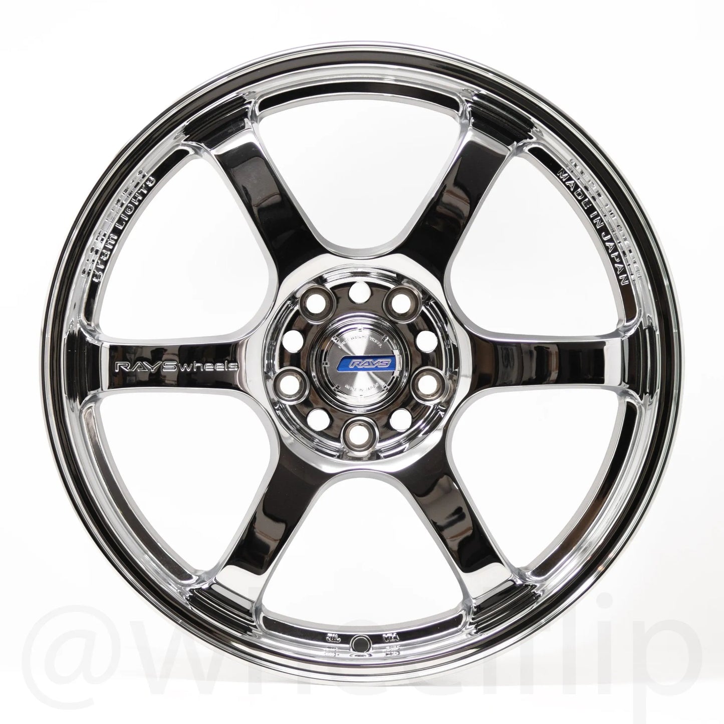 Gram Lights 57DR 18x8.5 +37 5x114.3 Chrome Plating (SET)