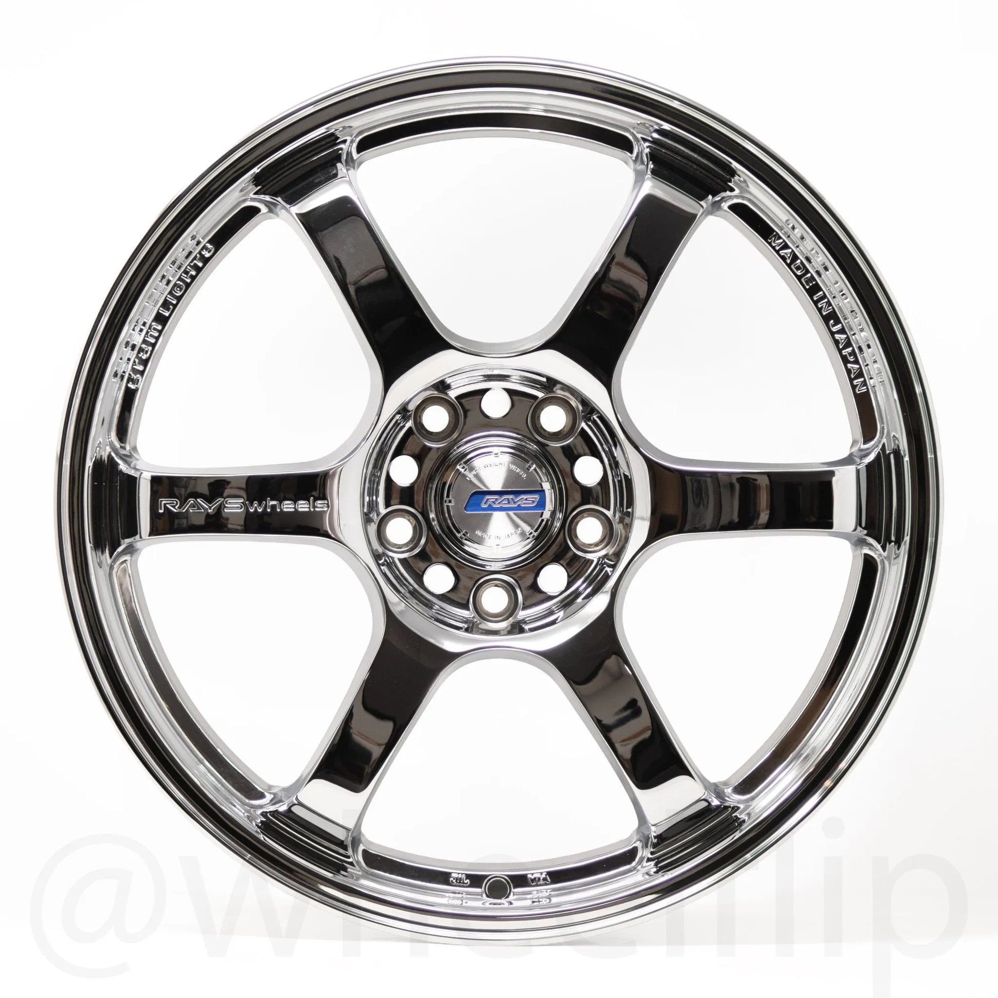 Gram Lights 57DR 18x8.5 +37 5x114.3 Chrome Plated Wheels – WheelFlip