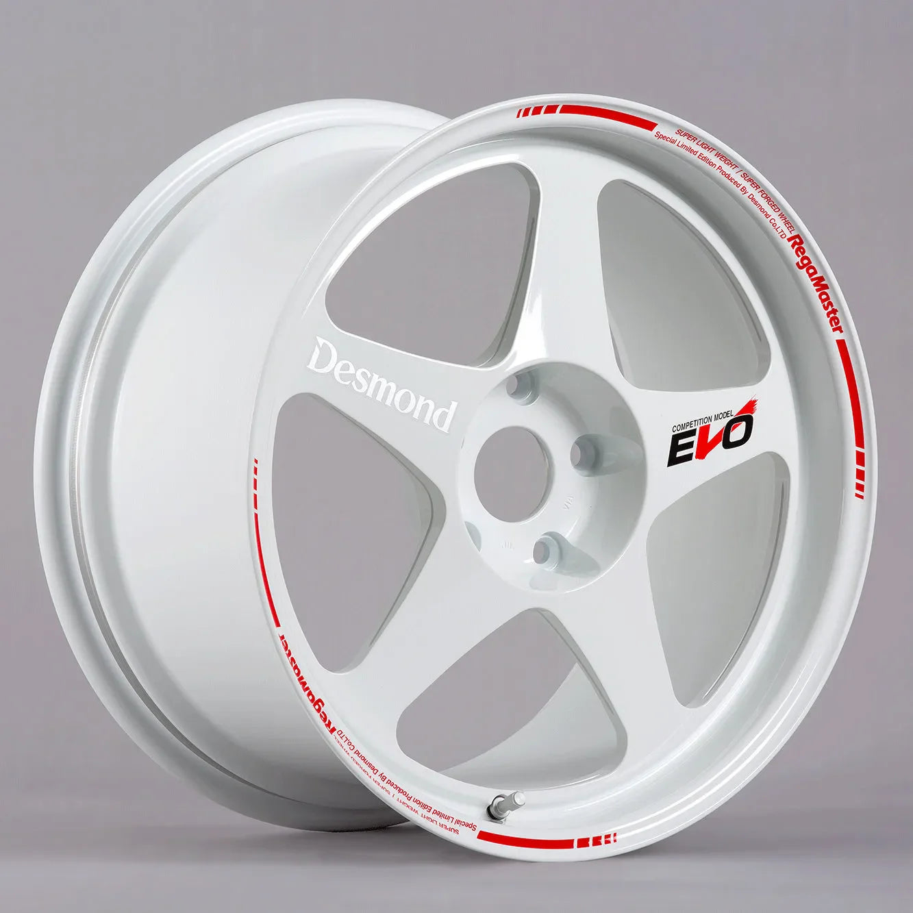 Desmond Regamaster EVO II 18x10 +50 5x120 Gloss White (SET)