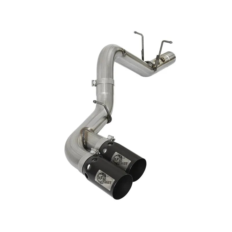 aFe Victory 4in SS DPF-Back Exhaust | GM Duramax V8-6.6L (15-19) (49-44089-B)