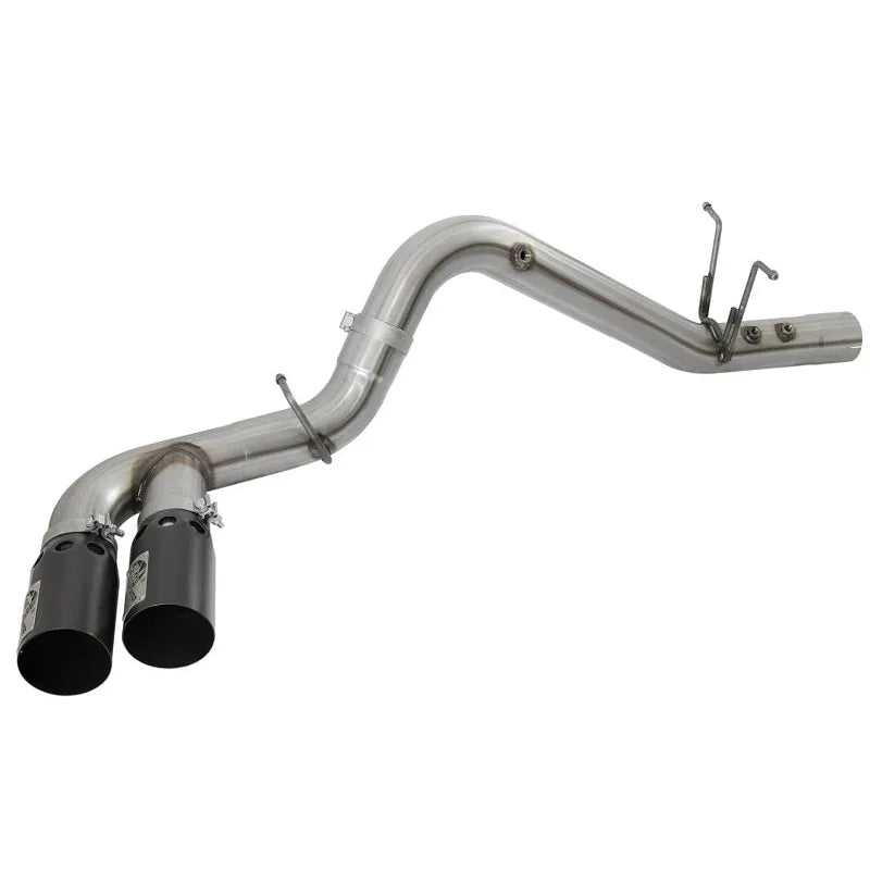 aFe Victory 4in SS DPF-Back Exhaust | GM Duramax V8-6.6L (15-19) (49-44089-B)