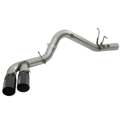 aFe Victory 4in SS DPF-Back Exhaust | GM Duramax V8-6.6L (15-19) (49-44089-B)