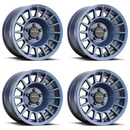(set of 4) Method MR707 Bahia Blue | 17x8.5" +0mm | 6x5.5in Wheel