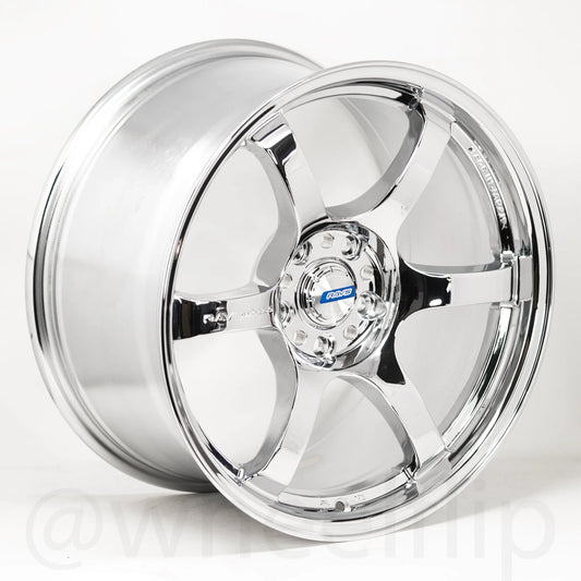 Gram Lights 57DR 18x9.5 +38 5x100 Chrome Plating (SET)